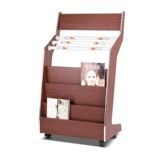 Газетные полки книга полка деревянная полка полка посадка газета Standy Magazine Shelf Propaganda Set Display Rack