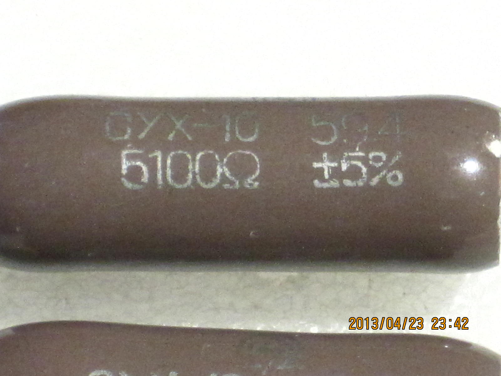 Electrician card 50s Bile Motor Franc Resistance 10W 5100 Euroline Bypass Resistance-Taobao