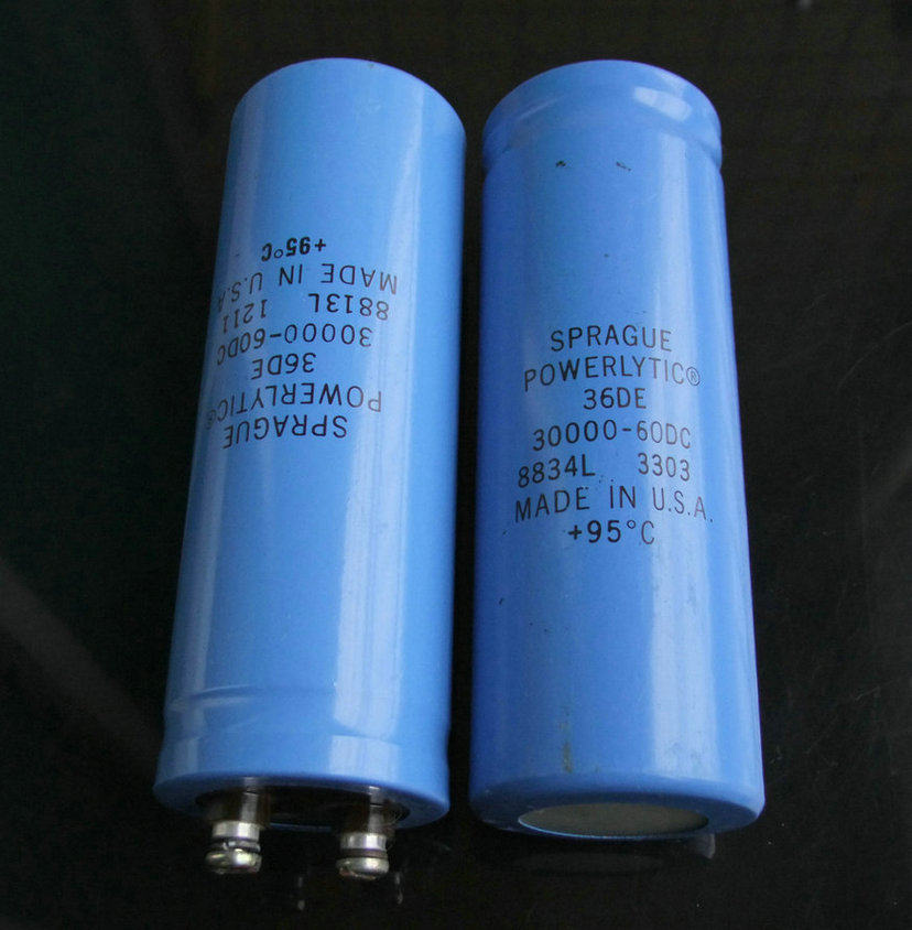 Secondhand Sibisoft Sprague 36DE Fever capacitor 30000U 60V