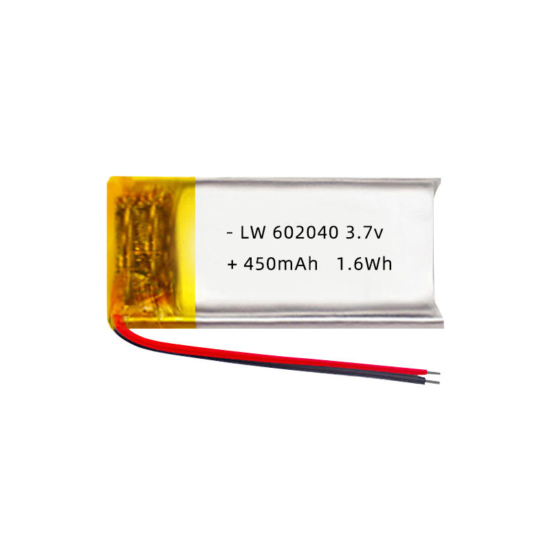 602040聚合物锂电池 3.7V 350~450mAh 美容仪 玩具充电锂电池