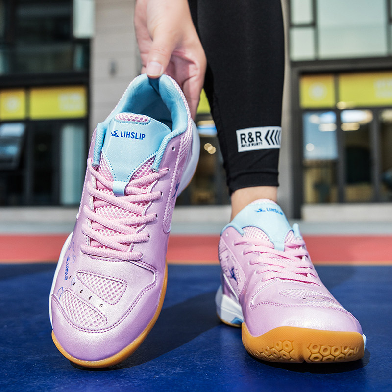 Кроссовки для волейбола 专业打排球鞋女学生防滑耐磨透气运动训练鞋拔河鞋轻便气排球 Medaron