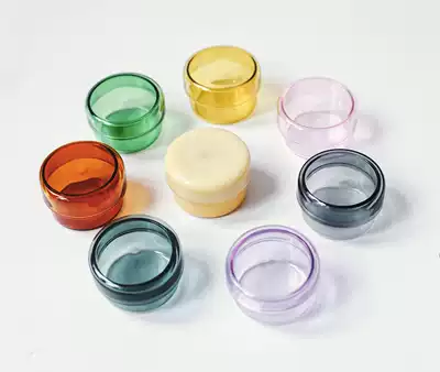 Axis year ins Wind glass storage tank creative color jewelry box storage box decoration utensils shooting props ornaments