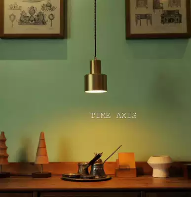 Axis year American retro creative modern simple personality Nordic cross brass chandelier spot spot