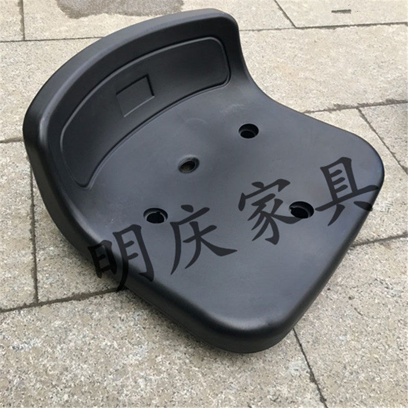 Gymnasium polyethylene grandstand seats Paperback plastic hollow chair surface School playground swimming pool black stool surface