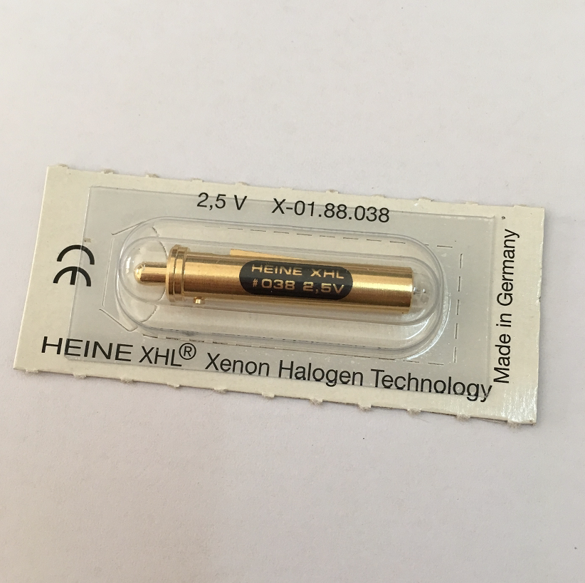 HEINE XHL #038 2.5V,X-001.88.038 检眼镜灯泡