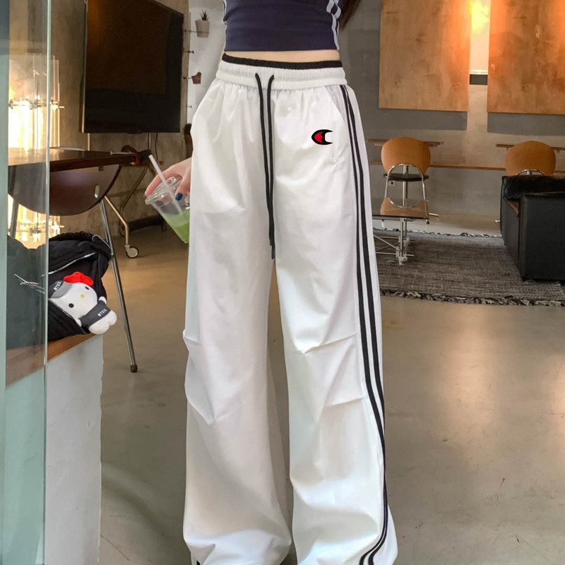 Selling Cute Championship American Side Stripesd Quick-Drying Overalls for Women Summer High-Waist Draped Casual Sports Pants for Small People Selling Cute Championship American Side Stripesd Quick-Drying Overalls for Women Summer High-Waist Draped Casual Sports Pants for Small People