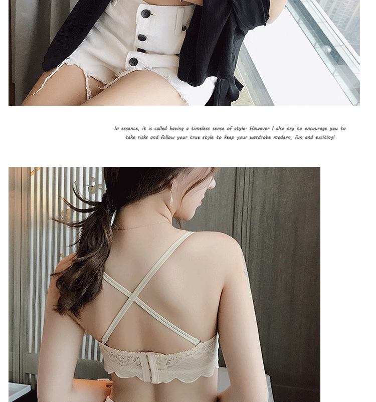 Ren làm đẹp lưng nữ mùa hè quấn ngực ống top ngắn gợi cảm tụ tập với áo lót ngực mặc áo ngực áo lót bra