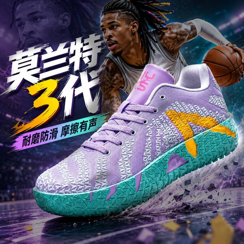 Basketball Shoes for Men Morant Third Generation Ja3 Youth Kidsren Students Summer Breathable Non-Slip Wear-Resistant Sports Shoes Basketball Shoes for Men Morant Third Generation Ja3 Youth Kidsren Students Summer Breathable Non-Slip Wear-Resistant Sports Shoes