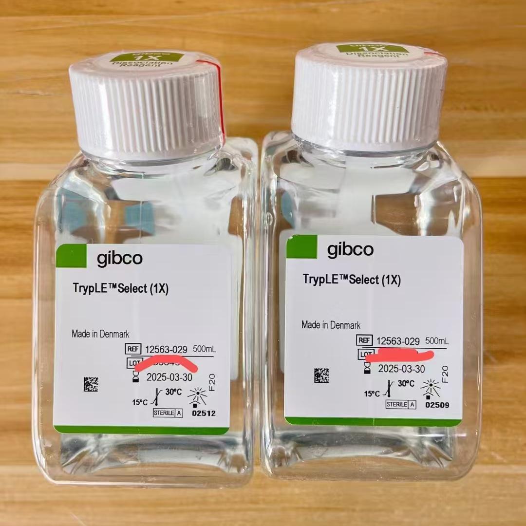 Gibco/TrypLE? Select 酶 (1X)，无酚红/12563029/500ml