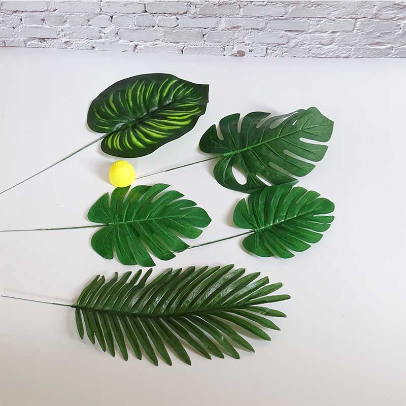 ISN Wind Leave Leaves Balloon Chain Leaf Arch Door Balloon Emulation Leaves Tortoise Back Leaf Balloon Background Wall Accessories