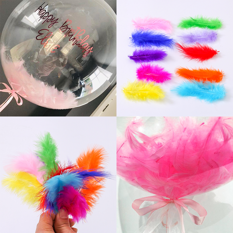 Balloon feather filling Network Red wave balloon badminton feather filled with feather decoration to take picture props