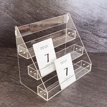 Acrylic Transparent Cosmetic Containing Shelf Multilayer Mask Show Shelf Desktop Skin Care Products Containing Finishing Shelves