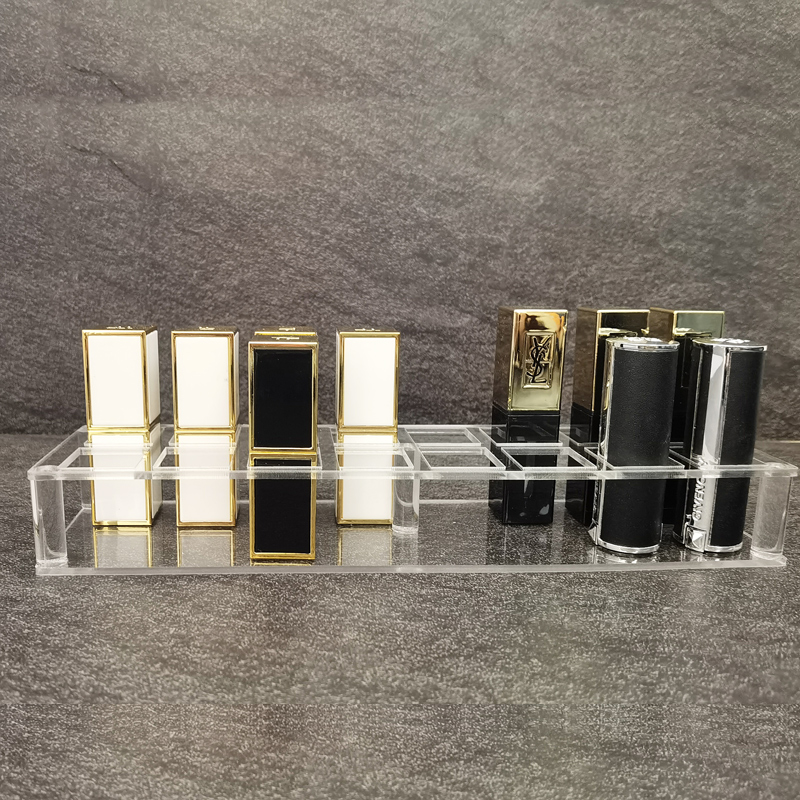 Mouth Red Containing G Acrylic Lip Balm Lip Glazed Lipstick Multig Transparent Tabletop Makeup Case Finishing Box Big G