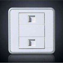 Chint switch socket type 86 NEW6E painted series NEW6-E209 telephone computer socket panel