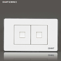 Chint switch socket type 118 NEW5F Magic Silver series NEW5-F209 computer socket four-core telephone socket