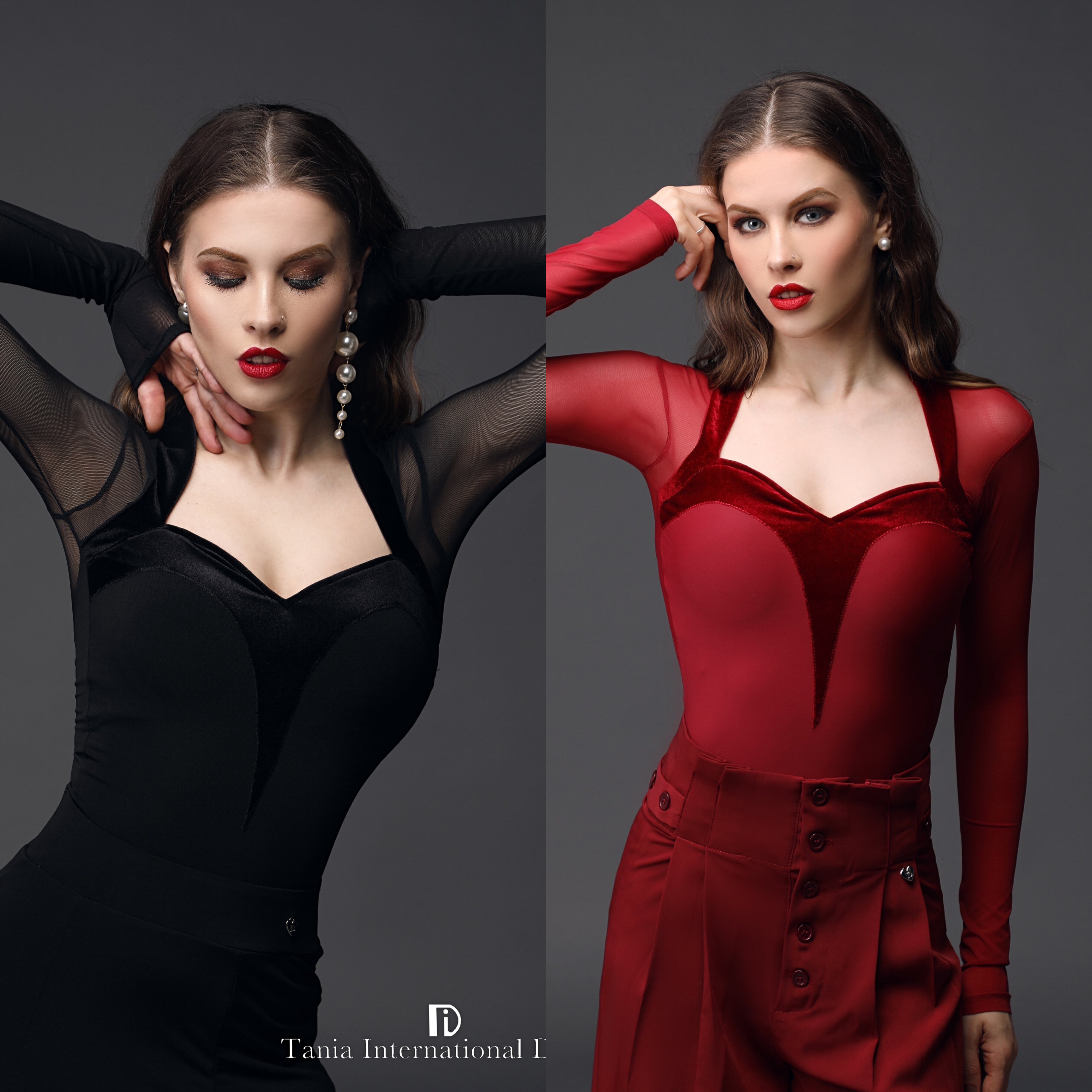 TID Autumn M197 long sleeve Moden Latin suit professional national standard sweater