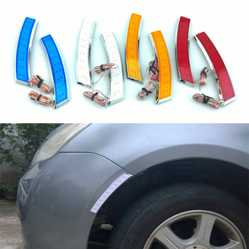 General car leaf board steering light LED headbrow lamp blade headlight LED lights LED lights modified lamp