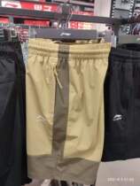 Li Ning 2021 summer new mens sports fashion series loose shorts AKSR485-1-2