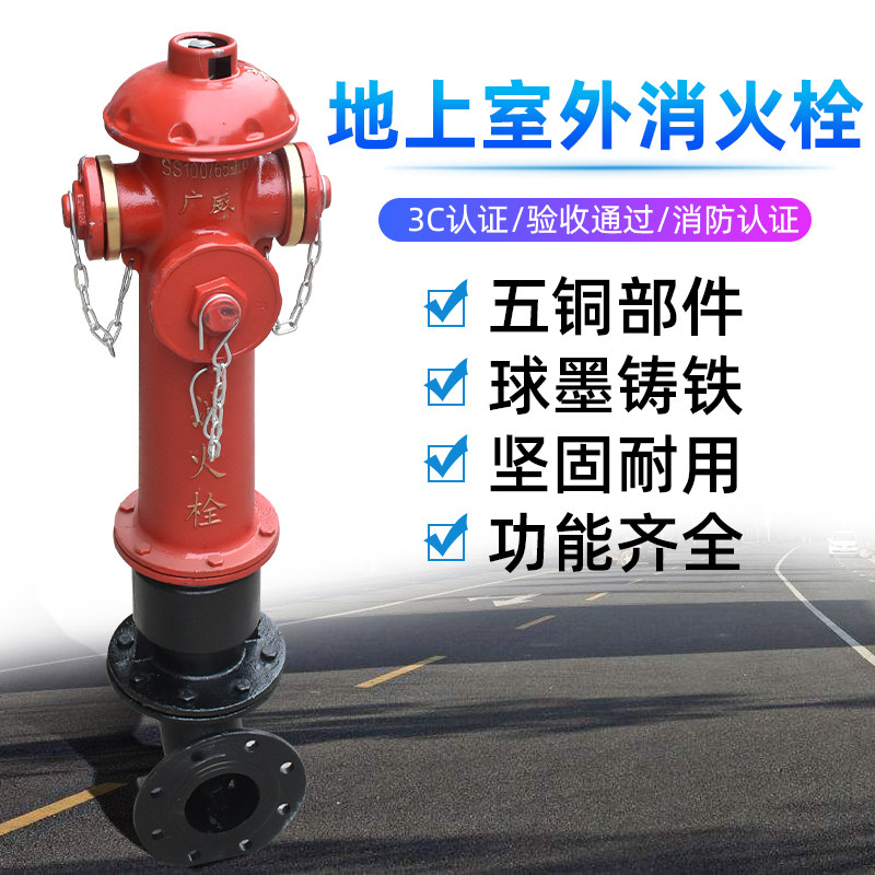 SS100 65-1 6 aboveground fire hydrant ground hydrant outdoor fire hydrant outdoor hydrant