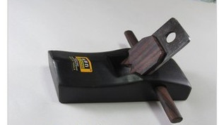 Hong Kong Mujingfang 127mm Hong Kong-style black iron wood small light planer wood planer student planer