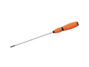 Japan KTC thin cross thin stem soft handle (rubber handle) screwdriver 4*100 D7SP-010