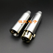 Manufacturer Stainless Steel 3 Core Camnon Plug Original series gold plated XLR Balance Carnon plug