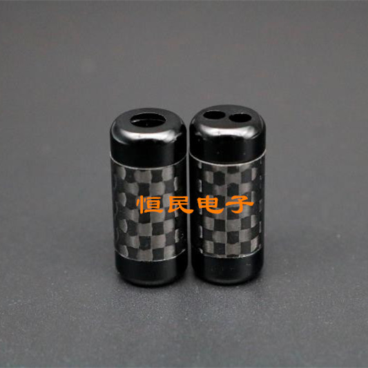 High quality large carbon fiber pure aluminum metal headphones extension line grade DIY upgrade line accessories