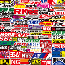100 cars decorated LOGO stickers Guitar Skateboard Computer Notebook Sticker suitcase Suitcase Stickers