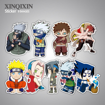 9 Naruto stickers Suitcase trolley case Graffiti waterproof stickers Guitar Skateboard Computer Notebook stickers