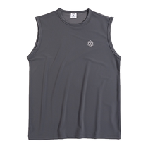 Baron Lenlight Lightweight Breathable Men Sports Vest Summer Cool Fitness Sleeveless T-shirt Printed Ice-Shoulder