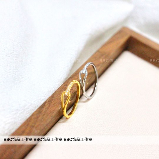 [Non-Fading] Personalized Ins-Style High-Appearance Titanium Steel Rupert's Tears Cross Zircon-Inlaid Ring