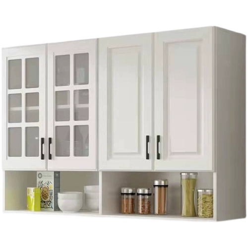 Сплошное дерево висеть шкаф кухонный шкаф шкаф шкаф шкаф спальня для спальни балкон шкафчик для хранения хранения настройка шкафа настройка