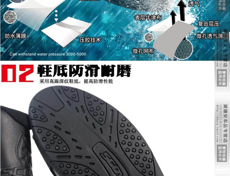 Chaussures moto ACOOLBAR MBT001W - Ref 1392112 Image 13