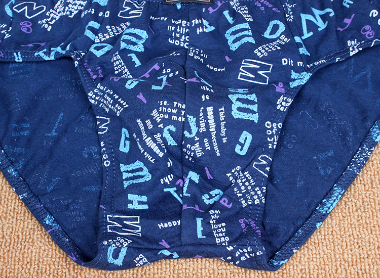 Nhà máy trực tiếp nam in cotton đồ lót tam giác cotton quần short nam hàng loạt [hộp quà 4 miếng] quần boxer nam