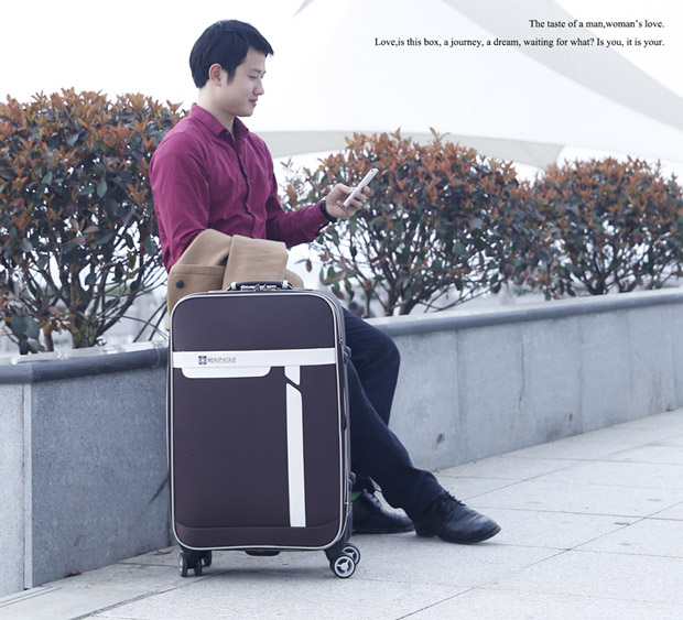 Đặc biệt cung cấp vali kinh doanh phổ biến bánh xe đẩy trường hợp hành lý 24 inch Oxford dệt mật khẩu hộp hành lý hộp mềm vali lock and lock