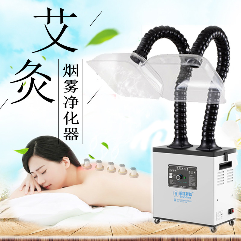 Moxibustion Smoke Exhaust Machine Mobile Soldering Smoke Purifier Ai Smoke Removing Taste Smoking Machine Moxibustion smoke remover filter