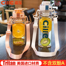 Heale Tritan Cup Portable Plastic Cup Large Capacity Summer Simple Sports Kettle Space Cup Men Tea Cup