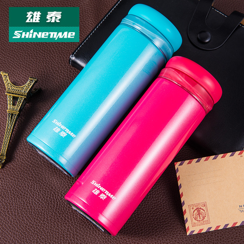 Xiongtai insulated cup fashion male and female vacuum stainless steel water glass subcouple student child portable tea cup