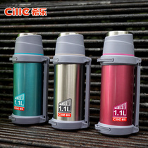 Xile fashion colorful stainless steel vacuum insulation pot large capacity travel pot outdoor sports insulation cold pot