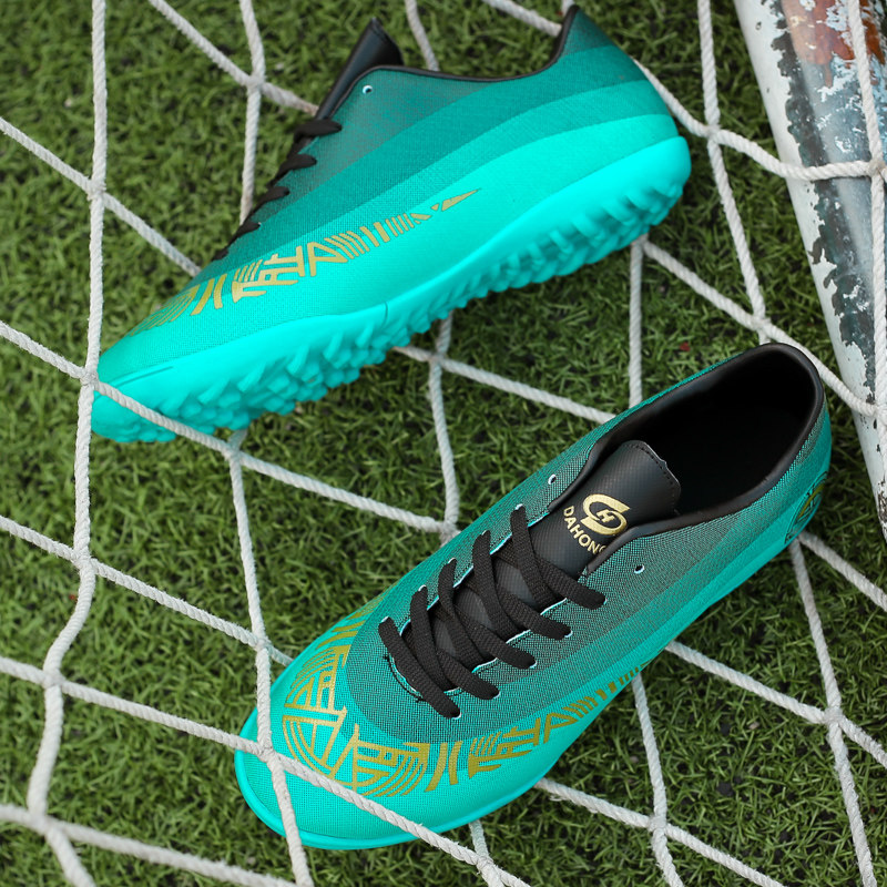 C Luo football shoes broken nails tf long nails ag artificial grass training shoes male and female students children adult game kick