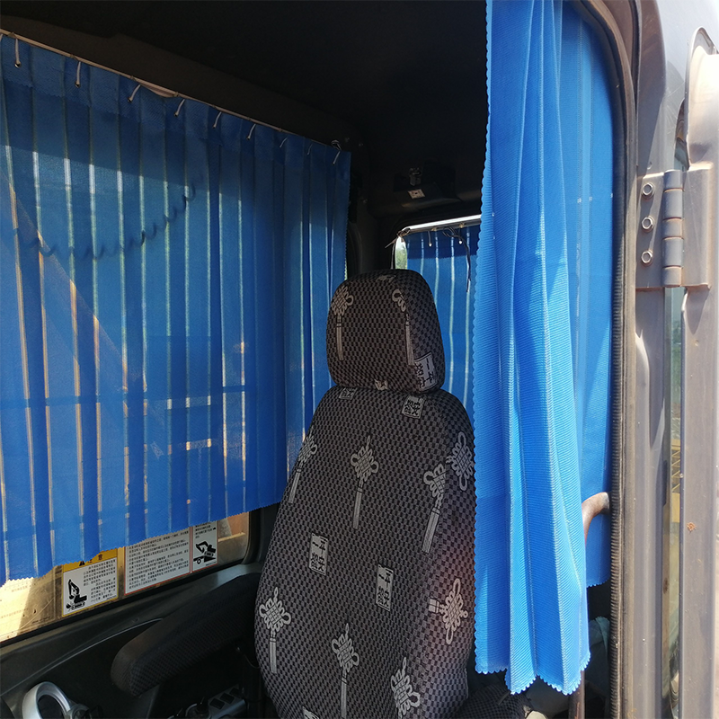 Custom folding excavator crane engineering vehicle sunshade sunscreen belt track cab side curtain block