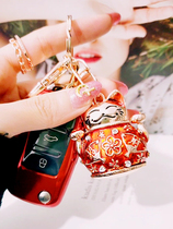 Luckai cat key chain bag Volkswagen Sageteng Lavida Golf 6 all-inclusive car key case car female