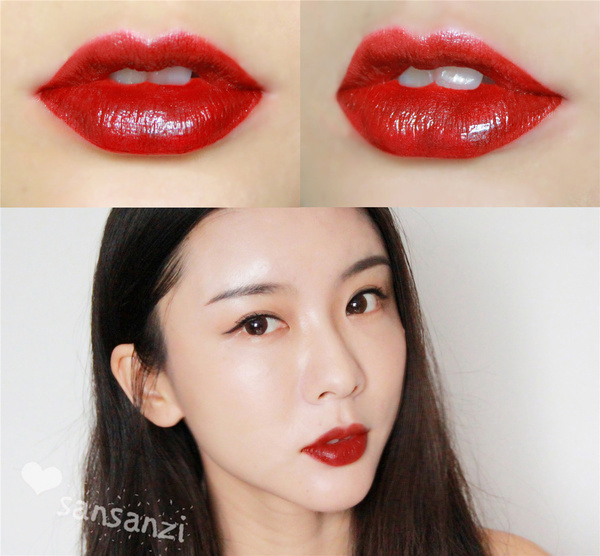 Spot Pháp Chính hãng Armani Armani Black Tube Liquid Lipstick Lip Gloss Lip Glaze 605 302 511 500 - Son bóng / Liquid Rouge 	son bóng ko màu	