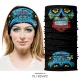 Đầu máy retro liền mạch ma thuật headband băng tóc 骷髅 mô hình hoang dã vương miện headband thể thao yoga chạy khăn mặt - Kerchief / Earflap