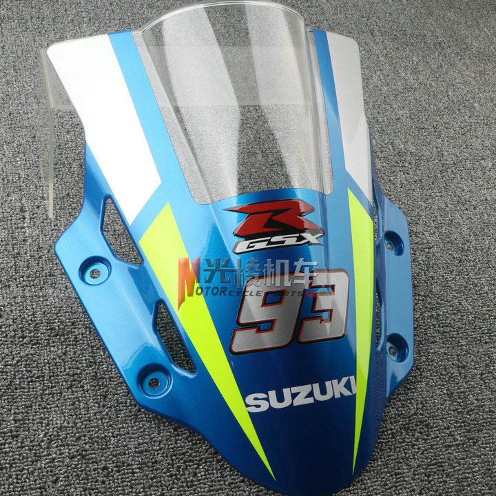 Retrofit gsx250r plus high wind screens GSX250R windshield glass front windshield guide hood wind shield Baking Varnish Ordering