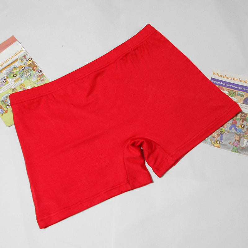 Modale Cotton Summer Thin black lady Big red Four-corner pants shorts Benn New Year Women's underwear Flat Four Corner Pants