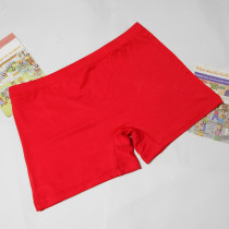 Modal cotton summer thin black womens bright red boxer shorts zodiac year womens underwear flat boxer briefs