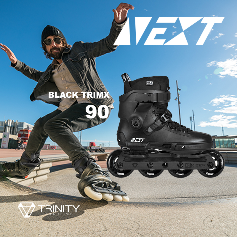 Powerslide Lion LeeNEXT Two Sizes Shared Base Flat Flowering Limit Brushed Street Versatile Block Skate Shoes