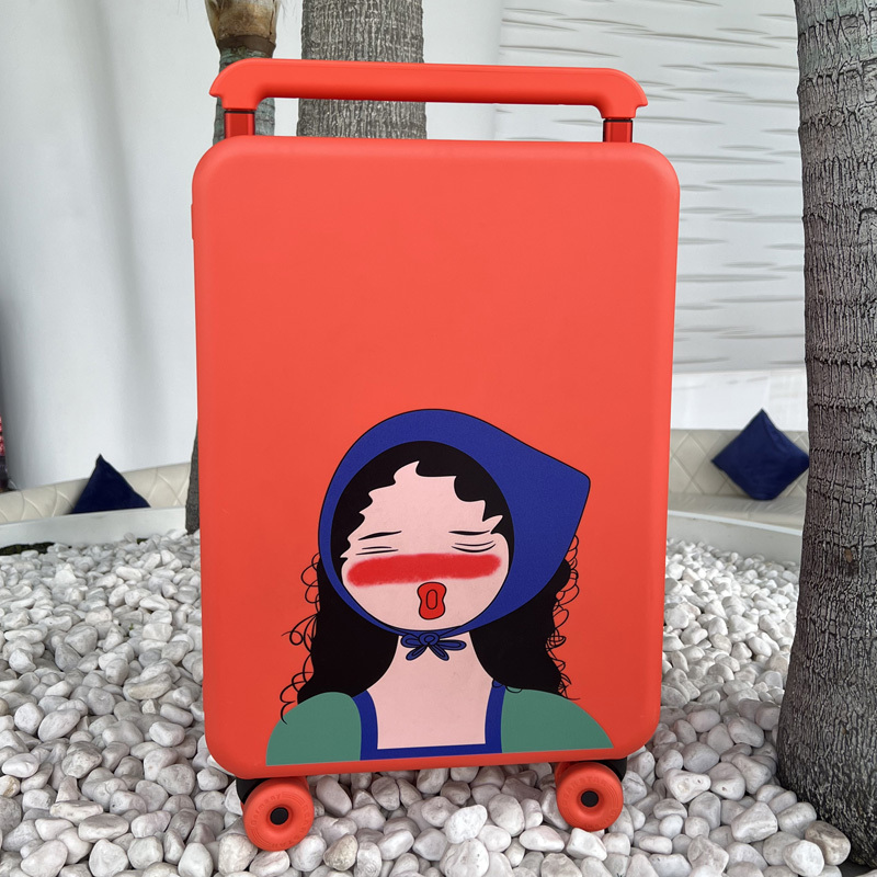 Dopamine 2025 New Model Trolley Suitcase, Carry-On Suitcase, Fashionable American-Style Personalized Luggage, Charging-Enabled Travel Suitcase 20inch