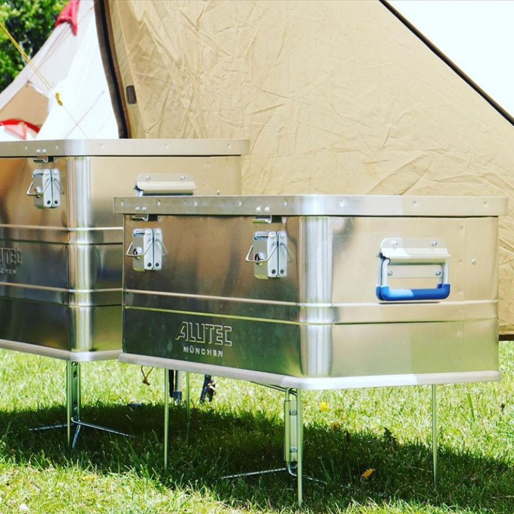 ALUTEC ply global selection of German Swedish direct mail aluminum air box containing storage camping Japanese NIGO